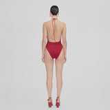 Traje de baño carmesi Cipres Maygel Coronel Posterior