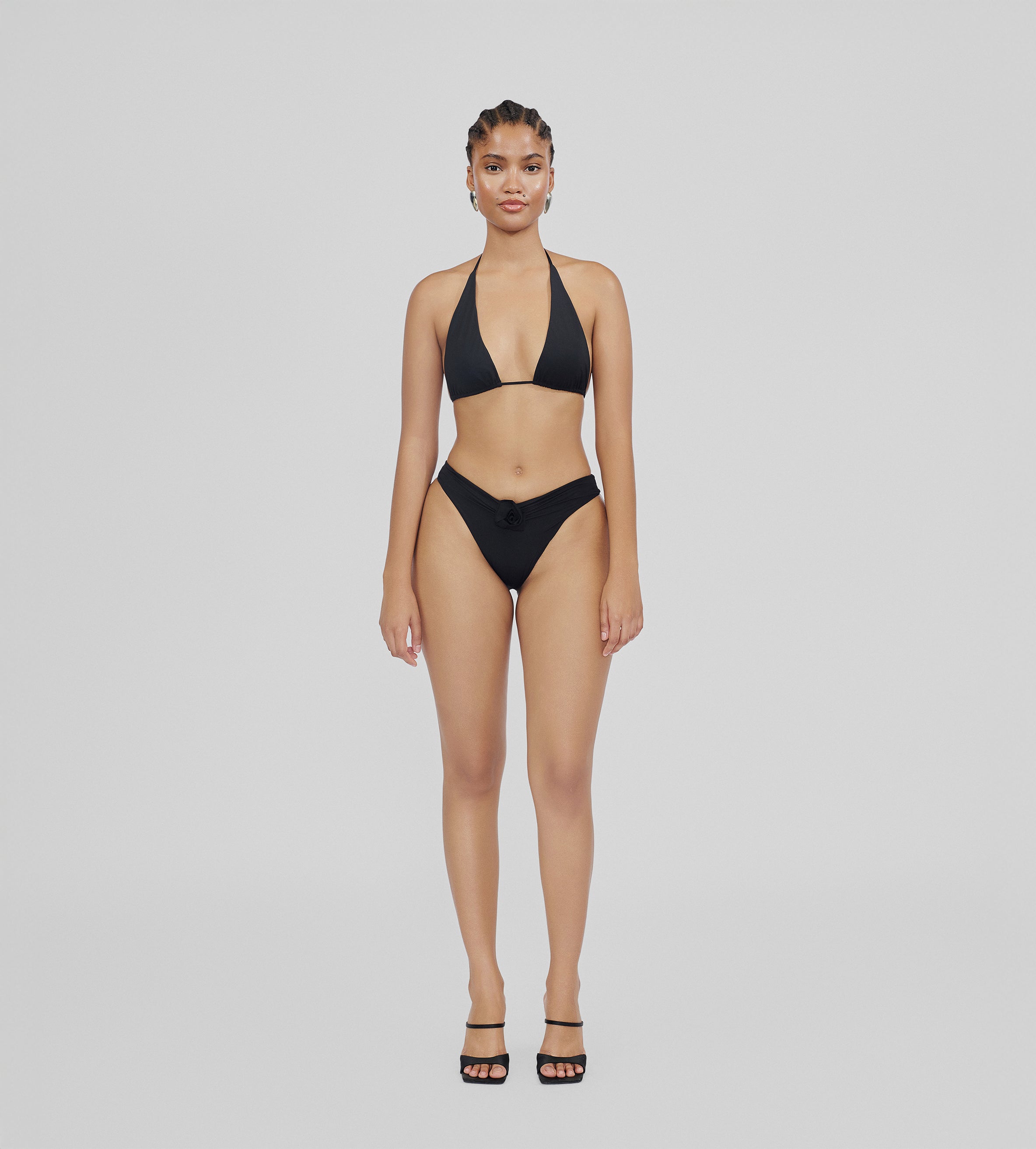 Traje de baño de dos piezas Malanga Negro Maygel Coronel