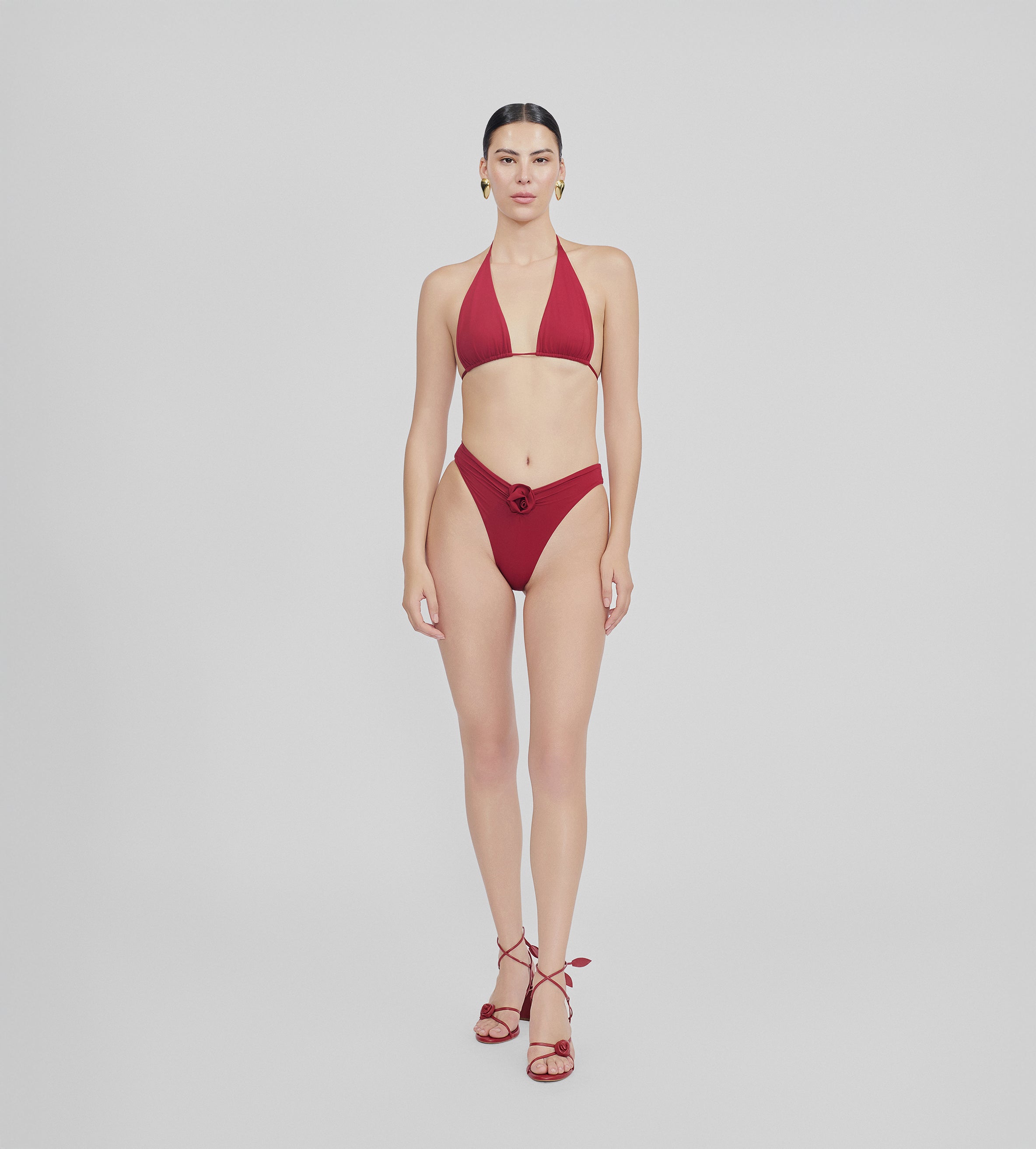 Traje de baño de dos piezas Malanga Carmesi Maygel Coronel