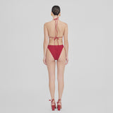 Traje de baño de dos piezas Malanga Carmesi Maygel Coronel Posterior