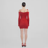 Vestido miniParga Maygel Coronel Posterior