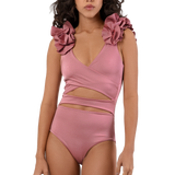 NEBULA SHIVA PINK NEBULA - Traje de Baño de Una Pieza Elegante Dama