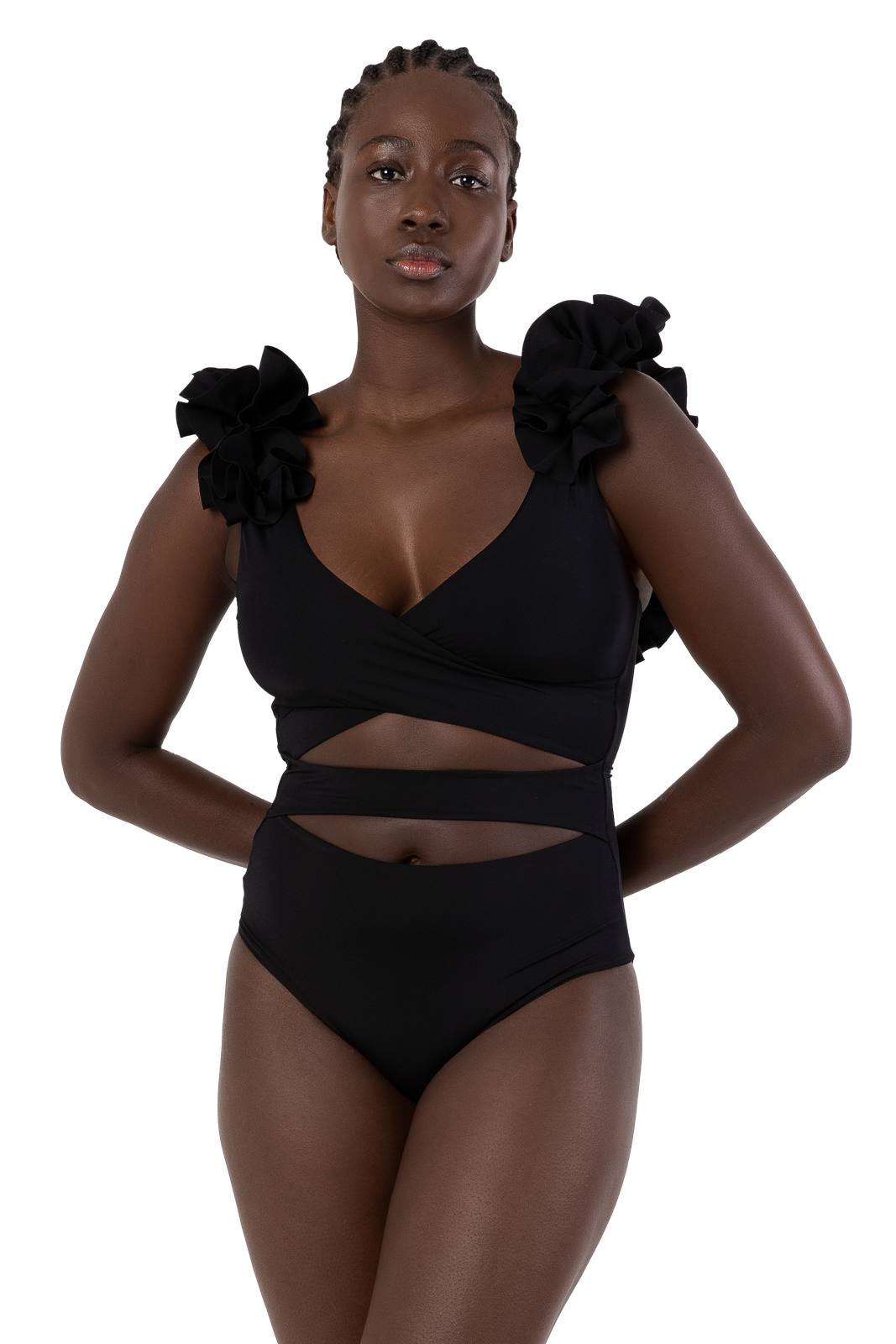 NEBULA BLACK NEBULA - Traje de Baño de Una Pieza Elegante Dama